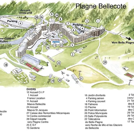 Les Glaciers 1 Et 2 - Avec Parking Inclus - Proche Des Pistes - Vue Pistes Mae-2214 La Plagne