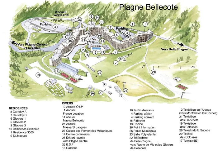 Les Glaciers 1 Et 2 - Avec Parking Inclus - Proche Des Pistes - Vue Pistes Mae-2214 *